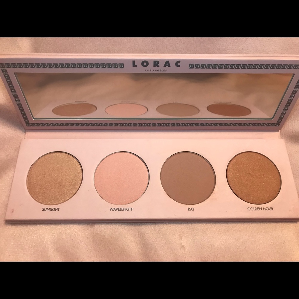Lorac blush and highlight palette